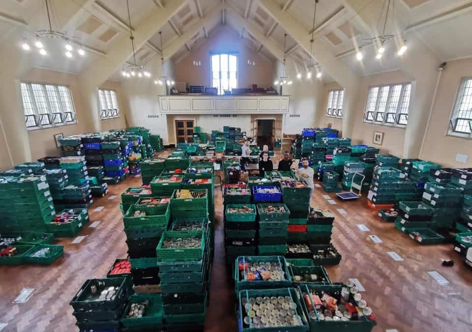 Lead Forensics team volunteer at local food bank