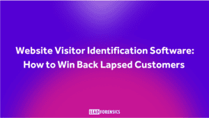 Website visitor identification software