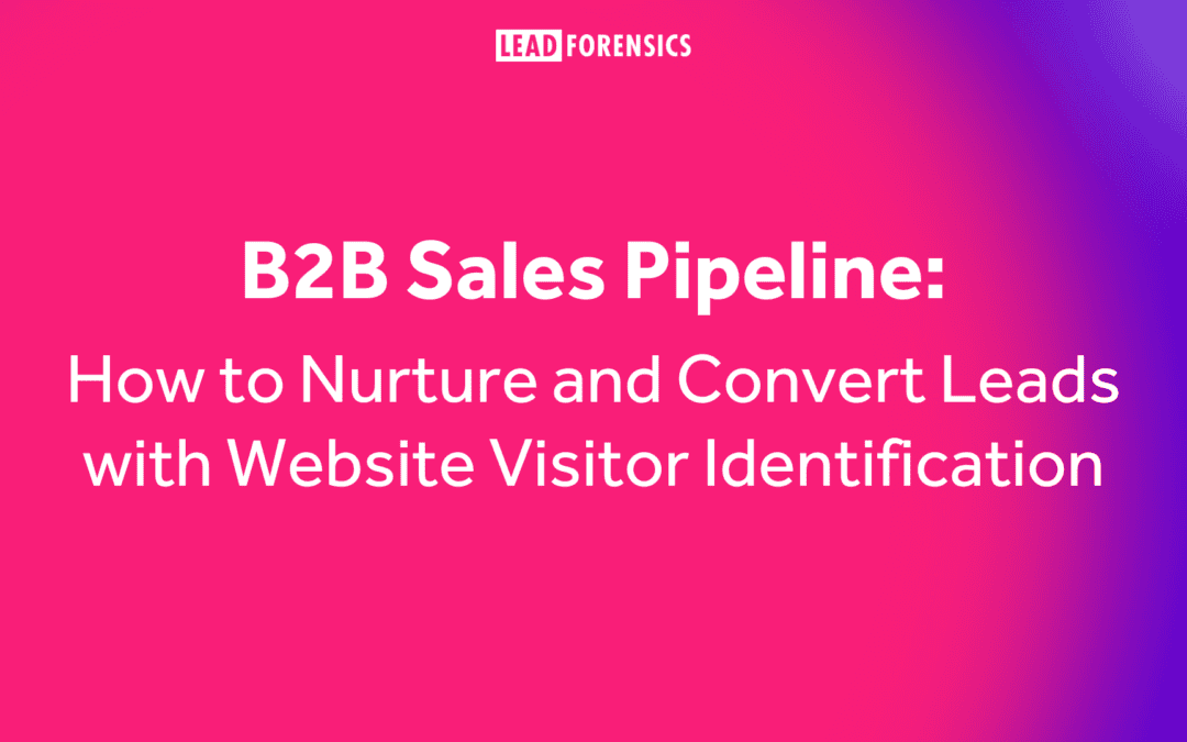 B2B Sales Pipeline: How to Nurture and Convert Leads with Website Visitor Identification