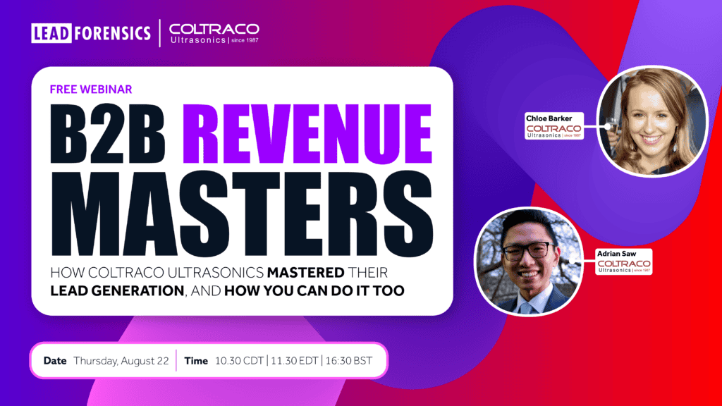 How Coltraco Ultrasonics mastered their lead generation, and how you can do it too image