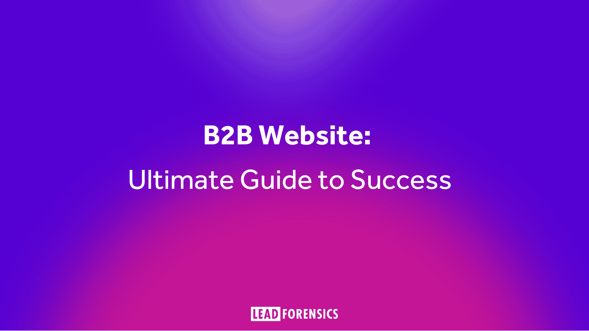 B2B Website